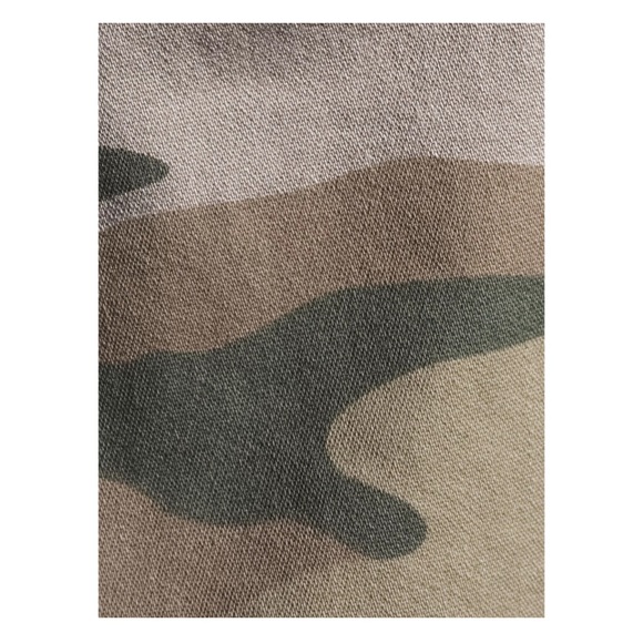 Time and Tru Women's Knit Shorts. Color: Grey Camo - Picture 3 of 6